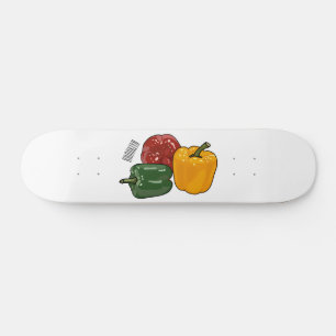 Skateboard Illustration de dessin de Capsicum