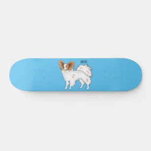 Skateboard Illustration de dessin pour chien de Papillon