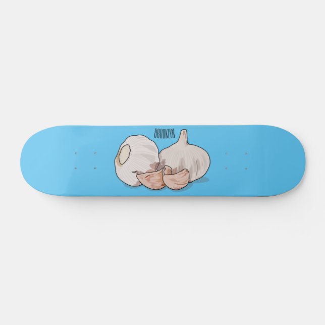Skateboard Illustration de dessin sur l'ail (Horz)