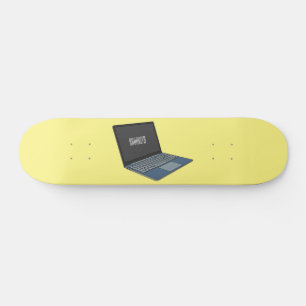 Skateboard Illustration de dessin sur ordinateur portable