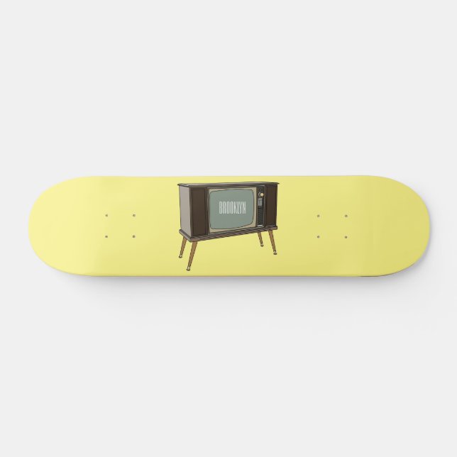 Skateboard Illustration de dessin télévisé (Horz)