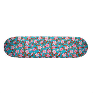 Skateboard Illustration de fleur de Sakura