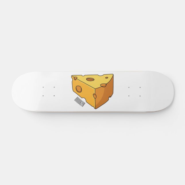Skateboard Illustration de fromage (Horz)
