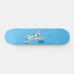 Skateboard Illustration de jet privé