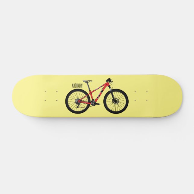 Skateboard Illustration de la bande dessinée de vélo (Horz)
