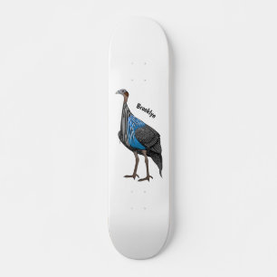 Skateboard Illustration de la caricature de la vautour