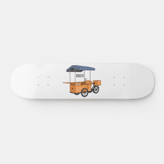 Skateboard Illustration de la carotte de vélo (Horz)
