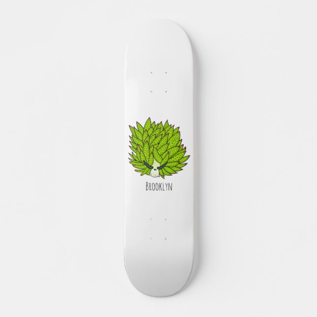 Skateboard Illustration de la feuille de limon (Devant)