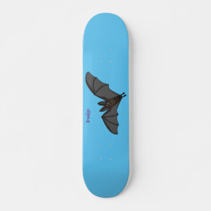 Skateboard Illustration de la grande chauve-souris vampire 