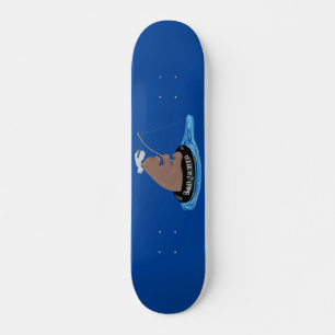 Skateboard Illustration de la pêche de l'ourson mou