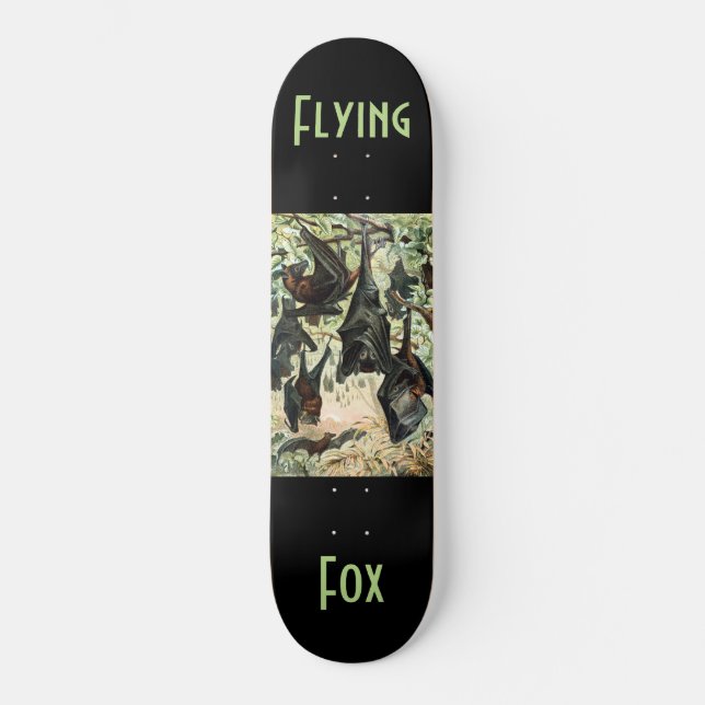 Skateboard illustration de l'acadamia de chauve-souris volant (Recto)