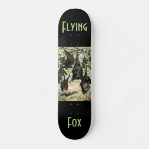 Skateboard illustration de l'acadamia de chauve-souris volant