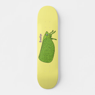 Skateboard Illustration de l'insecte de la trémie verte mûre