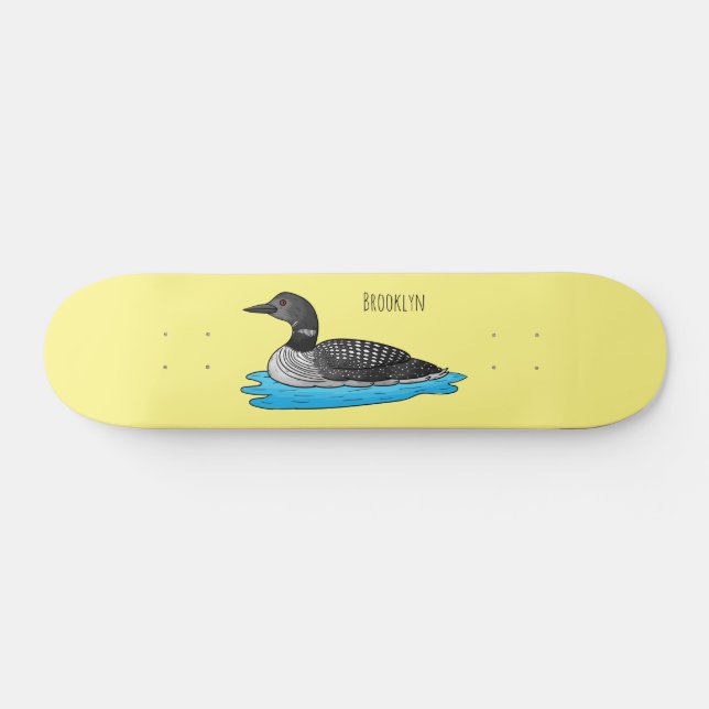 Skateboard Illustration de Loon bird (Horz)