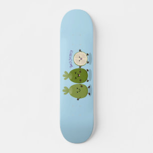 Skateboard Illustration de mignonne guava feijoa