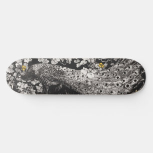 Skateboard Illustration de Peacock vintage par Theo van Hoyte