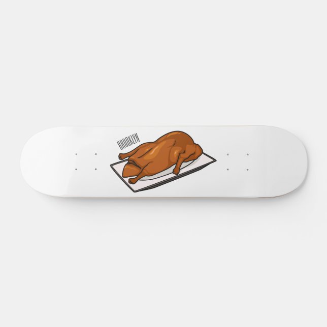Skateboard Illustration de Peking duck (Horz)