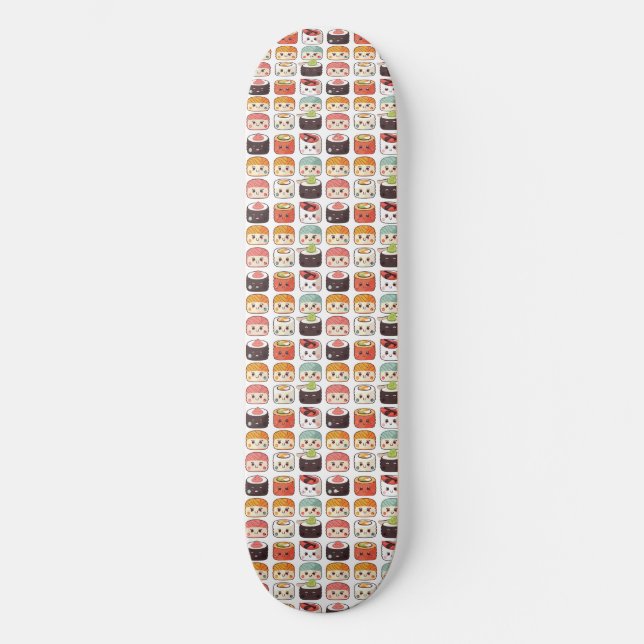 Skateboard Illustration de Sushi (Recto)