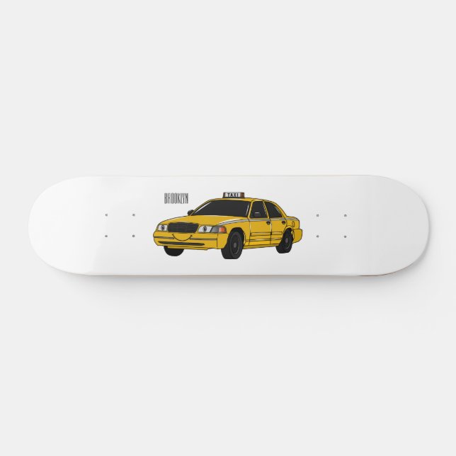 Skateboard Illustration de taxi (Horz)