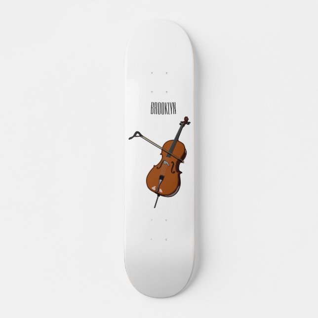 Skateboard Illustration de violoncelle (Devant)