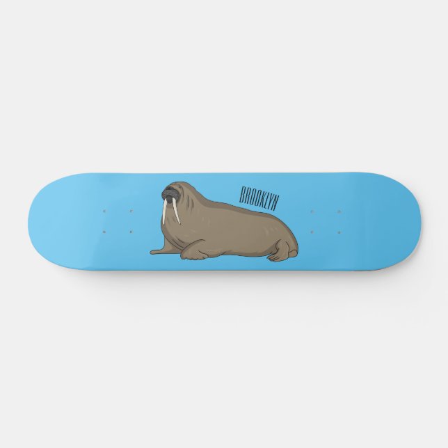 Skateboard Illustration de Walrus (Horz)