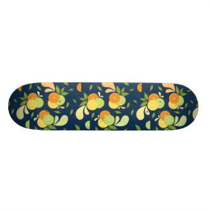 Skateboard Illustration d'éclaboussure d'agrume