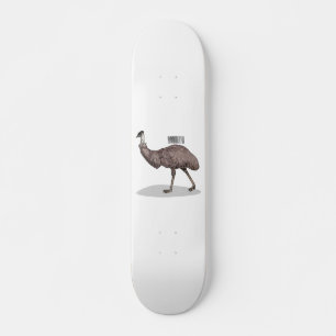 Skateboard Illustration d'Emu bird