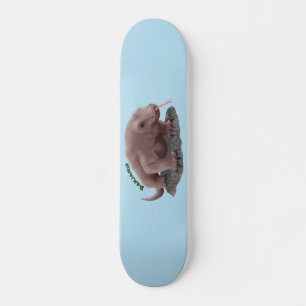 Skateboard Illustration du dragon de Komodo