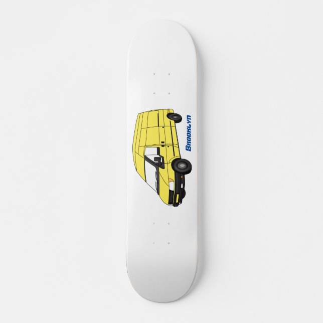 Skateboard Illustration du fourgonnette de livraison (Devant)