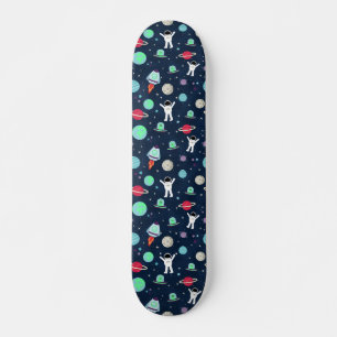 Skateboard Illustration du Motif spatial