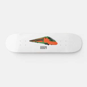 Skateboard Illustration du train à balles