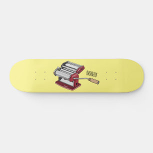 Skateboard Illustration d'un fabricant de pâtes alimentaires