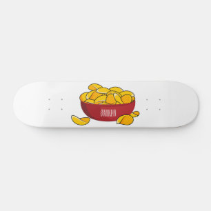 Skateboard Illustration d'une puce de pomme de terre