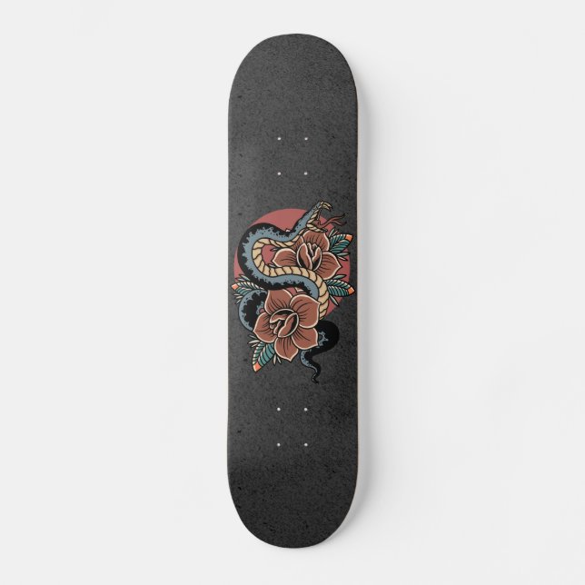 Skateboard Illustration Esotérique du Grunge Mystique Du Serp (Recto)