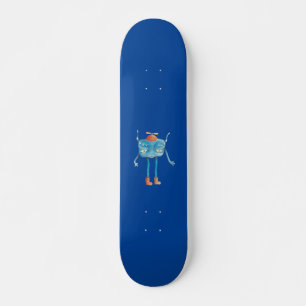Skateboard Illustration Pi Petit Alien