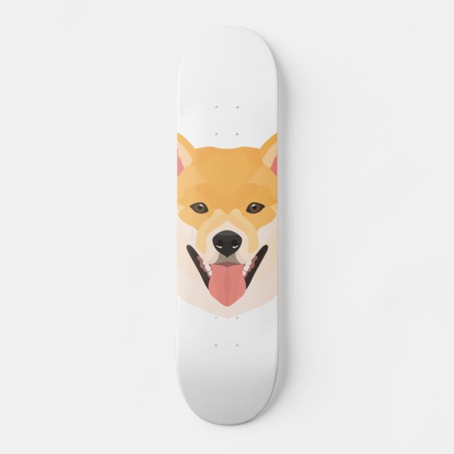 Skateboard Illustration Shiba Inu (Recto)