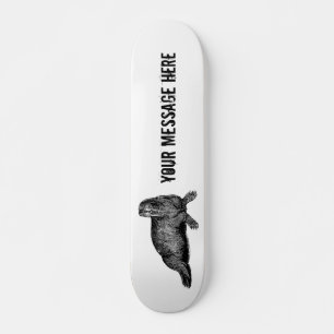 Skateboard Illustration simple de Black Walrus
