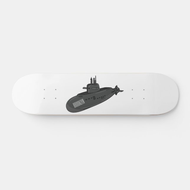 Skateboard Illustration sous-marine (Horz)