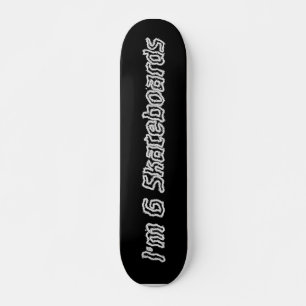 Skateboard I'm G Skateboards - Chalk Script