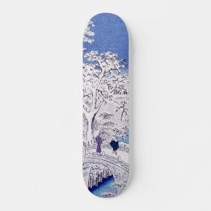 Skateboard Image au pont par Utagawa Hiroshige