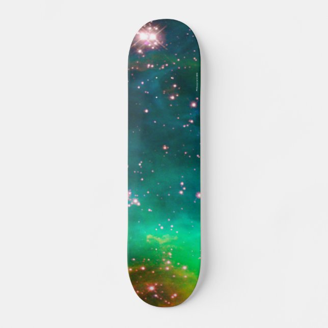 Skateboard Image de galaxie de groupe d'étoile de nébuleuse (Recto)