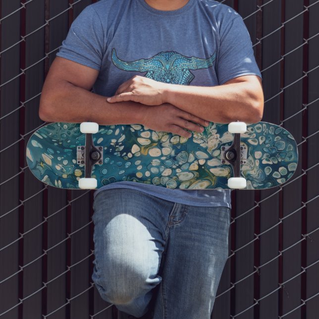 Skateboard Imaginaire Abstrait sous-marin (Extérieur 3)