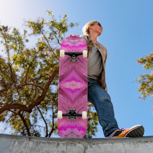 Skateboard Imaginaire Fuchsia (Extérieur 1)