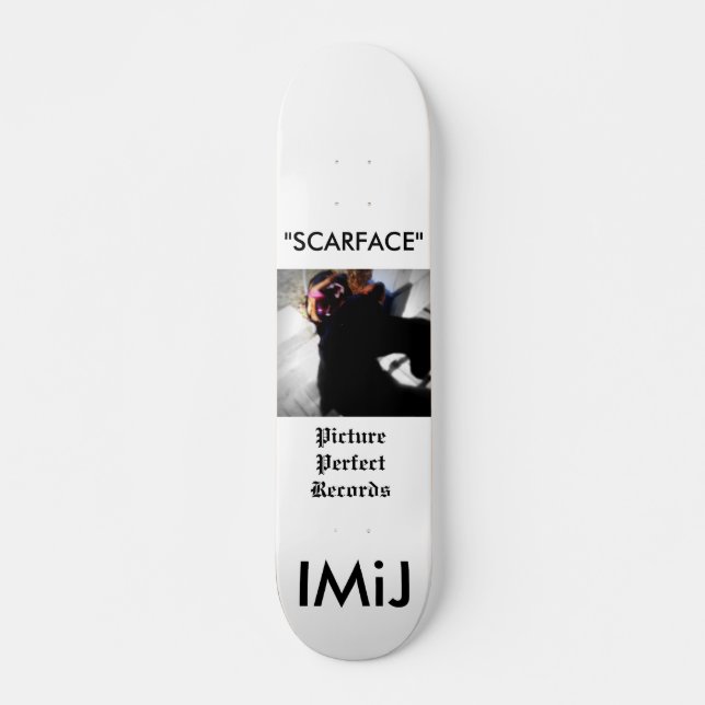 Skateboard IMiJ, planche à roulettes de "SCARFACE" ! (Devant)
