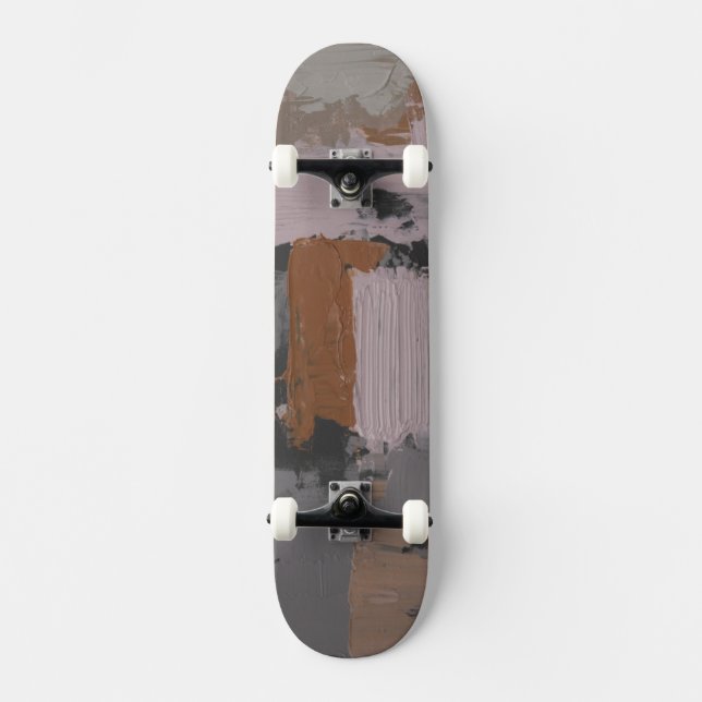 Skateboard Impasto Abstrait I (Recto)