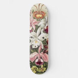 Skateboard Impression botanique vintage d'orchidée par Ernst
