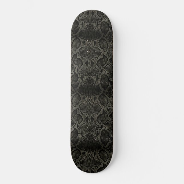 Skateboard Impression de serpent noir (Recto)