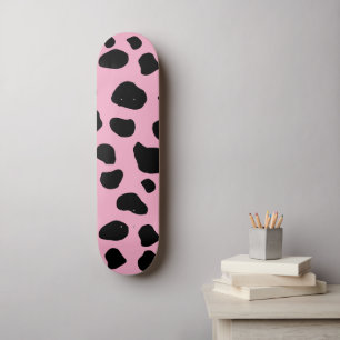 Skateboard Impression de vache, Motif de vache, Spots de vach