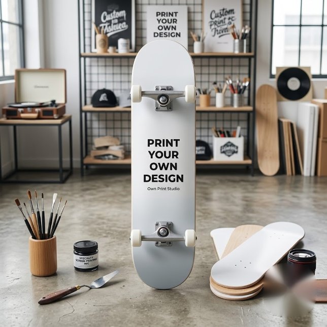 Skateboard Impression personnalisée | Impression de mes propr (Créateur téléchargé)