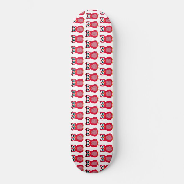Skateboard Impression photo de hibou (Recto)